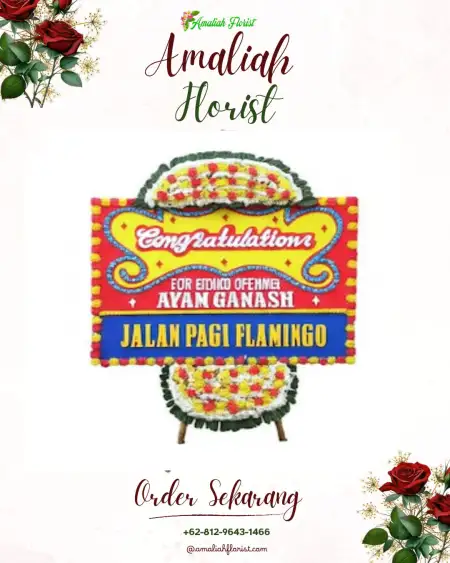 Sewa Papan Bunga Lambu Kibang